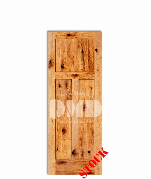 3 Panel Shaker Style Knotty Alder Rustic 6 8 80 Door