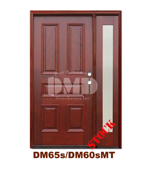 DM65s/DM60sMT 5 Panel Exterior Wood Mahogany Door